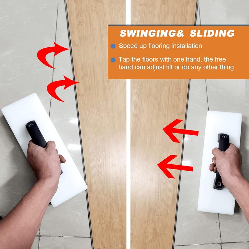 MinliGUY Heavy Duty Flooring Tapping Block - Suitable for Laminate, Vinyl, Hardwood & Engineered Wood - Handle Included, Hammer Free - Image 4